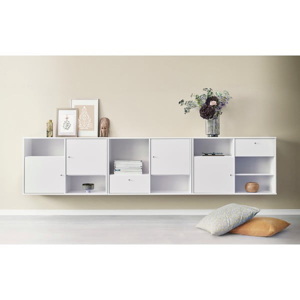 Bijela viseća biblioteka 89x61 cm Mistral – Hammel Furniture-image-1