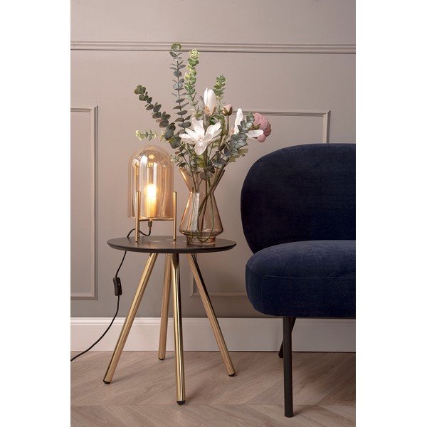 Stolna lampa u senf žutoj boji Leitmotiv Bell, visina 30 cm-image-1