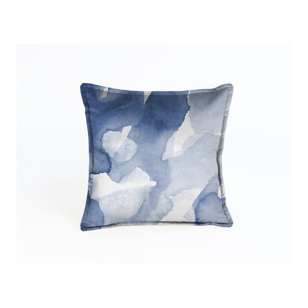 Plava ukrasna navlaka za jastuk Velvet Atelier Sky, 45 x 45 cm