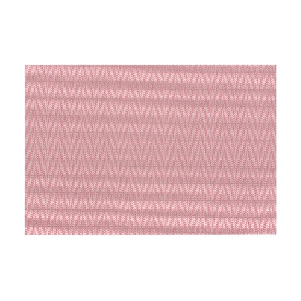 Crveni podmetač Tiseco Home Studio Chevron, 45 x 30 cm