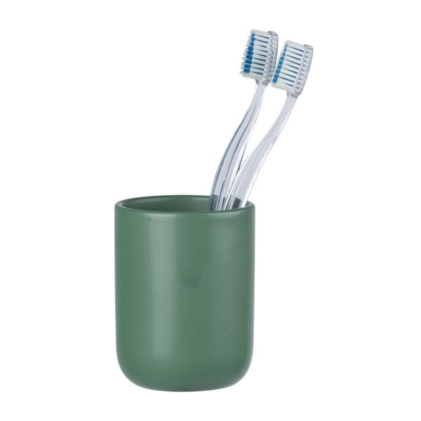 Zelena keramička čašica za četkicu za zube Olinda - Allstar