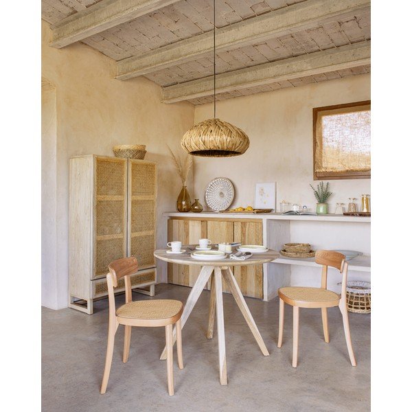 Blagovaonska stolica od drveta bukve Kave Home Romane-image-2