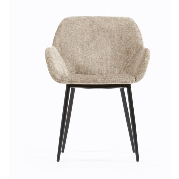 Bež podstavljena blagovaonska stolica Konna – Kave Home-image-3