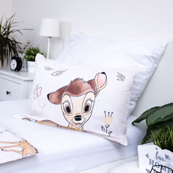 Pamučna dječja posteljina za dječji krevetić 100x135 cm  Bambi "Beige" – Jerry Fabrics-image-3