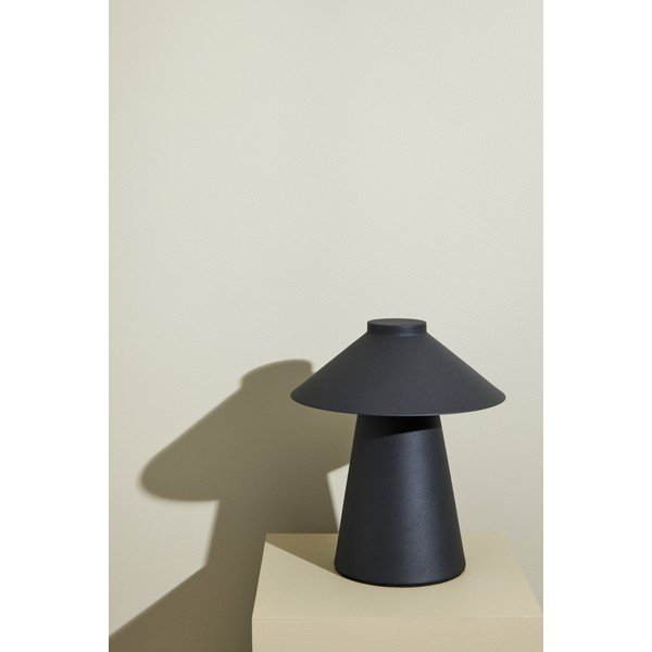 Crna metalna stolna lampa Chipper - Hübsch-image-2