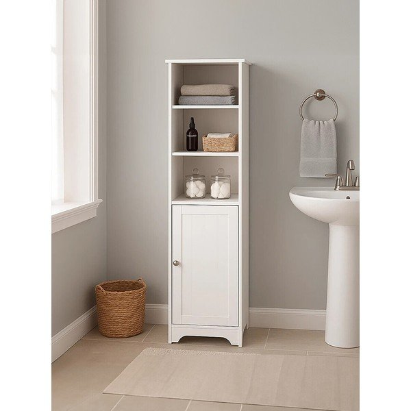 Bijeli ormarić 40x160x38 cm Portern – Premier Housewares-image-2