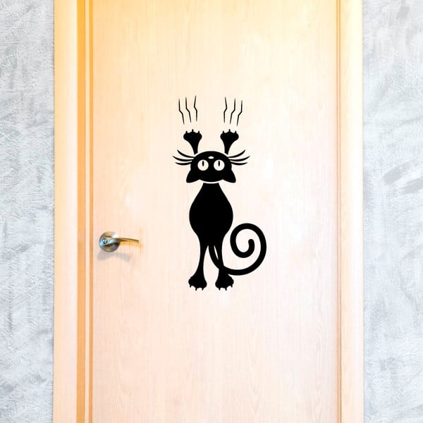 Naljepnica Fanastick Cat And The Door