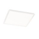 Bijela kvadratna LED stropna svjetiljka Reality Camillus, 30 x 30 cm