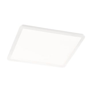 Bijela kvadratna LED stropna svjetiljka Trio Camillus, 30 x 30 cm
