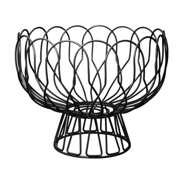 Crna zdjela za voće PT LIVING Wired-image-1