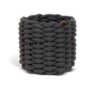 Tekstilna košara ø 21x17 cm Peach Skin Round S – Bigso