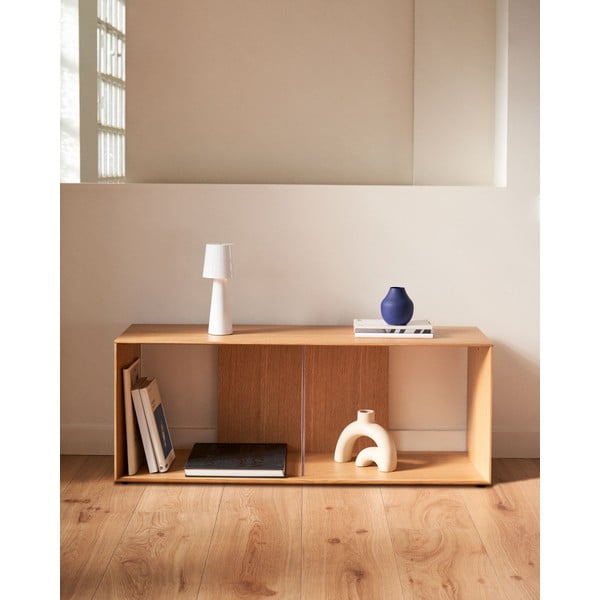 Modularni sustav polica u dekoru hrasta u prirodnoj boji 101x38 cm Litto – Kave Home-image-3