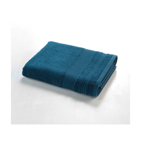 Tamno plavi pamučni ručnik od frotira 70x130 cm Tendresse – douceur d'intérieur