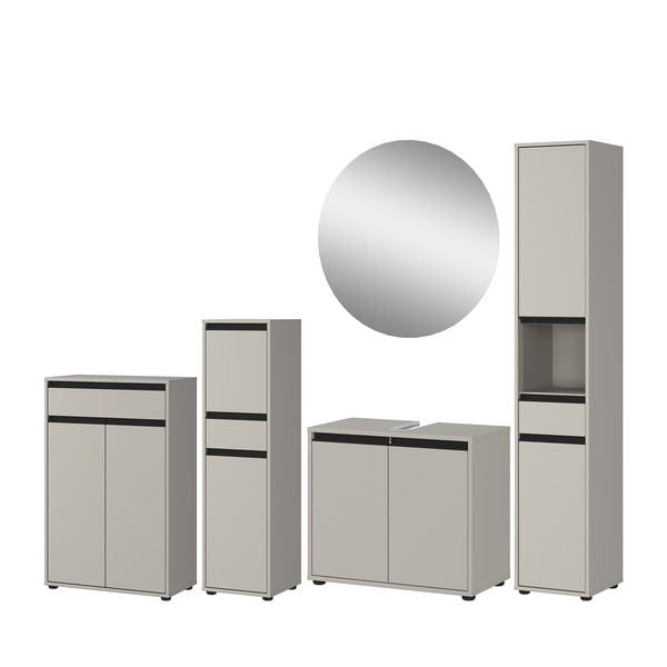 Sivi set namještaja za kupaonicu Lemont – Germania