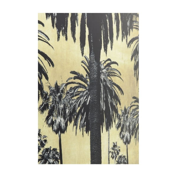 Glazirana slika Kare Design Palms, 120 x 80 cm
