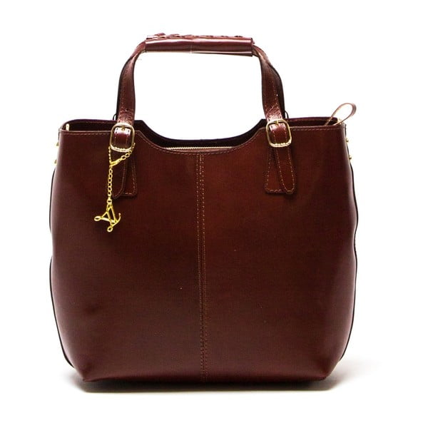 Luisa Vannini 3006 kožna torbica, čokoladno smeđa