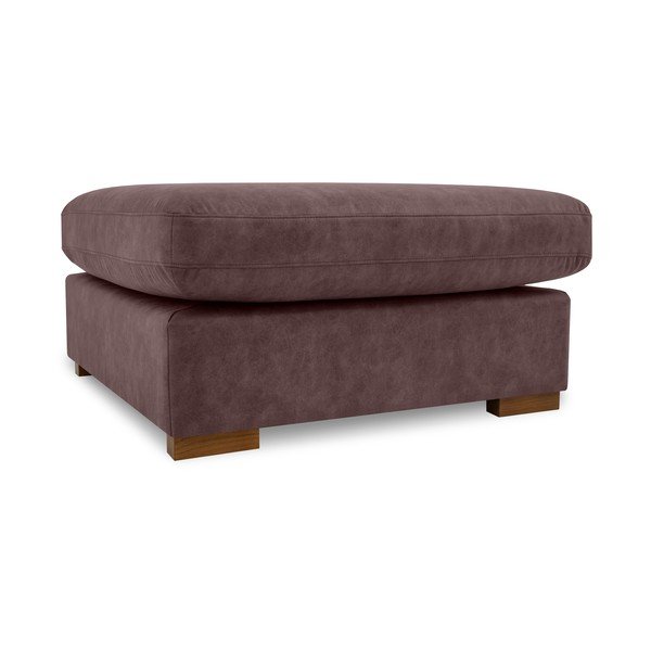 Tamno smeđi tabure od imitacije kože Hamburg – Scandic-image-4