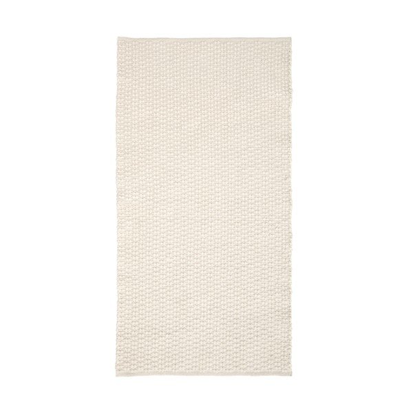 Krem ručno rađena staza od mješavine pamuka 70x140 cm Mascarell – Kave Home