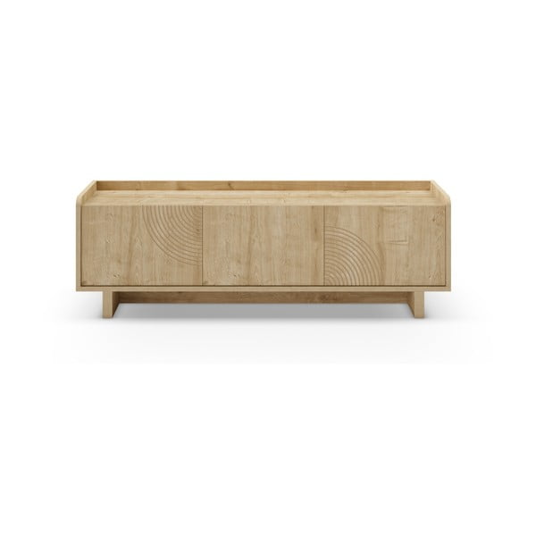 TV komoda u dekoru hrasta u prirodnoj boji 140x45x40 cm Daira – Marckeric