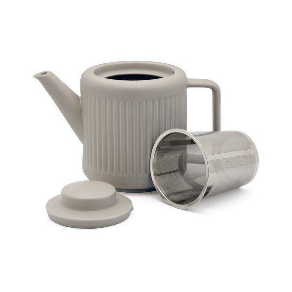 Sivi porculanski čajnik s cjedilom 1,2 l Skagen – Bredemeijer-image-2