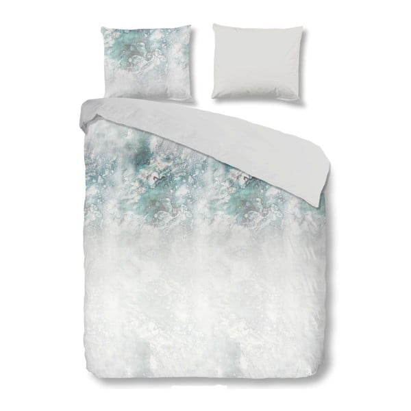 Bijela pamučna posteljina za krevet Good Morning Whitney za jednu osobu, 140 x 200 cm