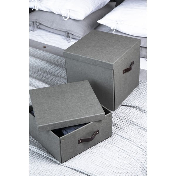 Kutija za pohranu s poklopcem Logan – Bigso Box of Sweden-image-1