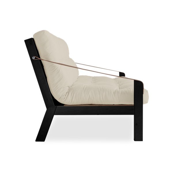 Sofa na razvlačenje Karup Design Poetry Black/Beige-image-4