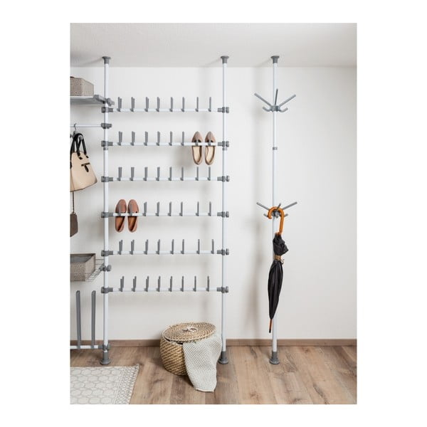 Bijeli metalni teleskopski stalak za cipele Herkules – Wenko-image-4