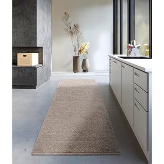 Svjetlo smeđa ručno rađena vunenia staza 80x200 cm Francois – Villeroy&Boch