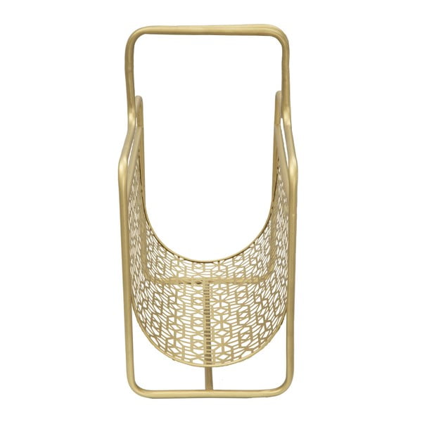 Metalni stalak za časopise u zlatnoj boji Mauro Ferretti Trivola-image-2