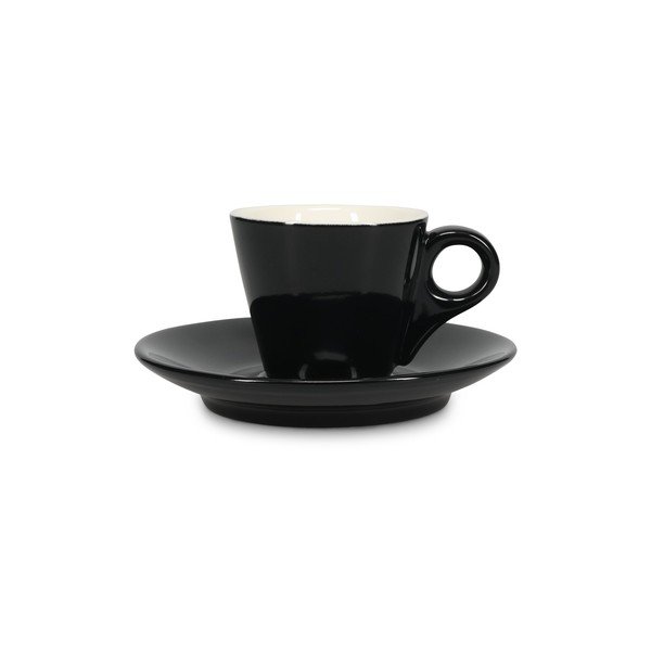 Crni porculanski čajni tanjurić ø 12,5 cm Barista – BonBistro-image-3