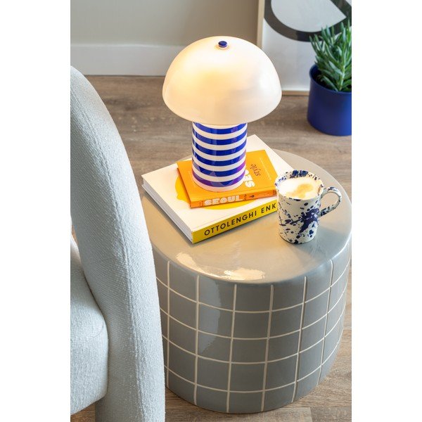 Okrugao pomoćni stol keramički ø 42 cm Retro Tiles – Leitmotiv-image-1