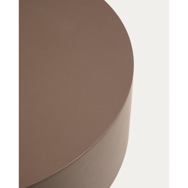 Okrugao vrtni stolić za kavu betonski ø 60 cm Garbet – Kave Home-image-3