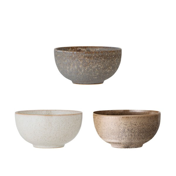 Zdjelice u setu 3 kom od kamenine 700 ml Addison – Bloomingville