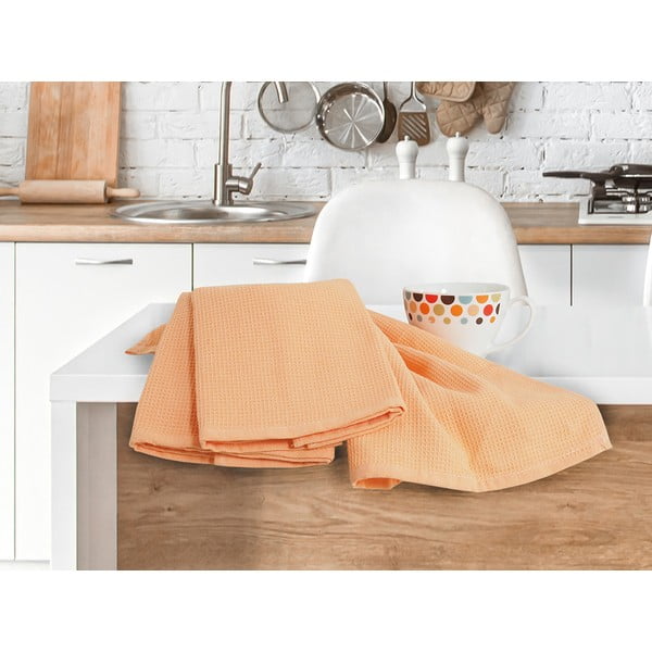 Pamučna kuhinjska krpa 3 kom 40x60 cm Wafle – B.E.S.-image-2