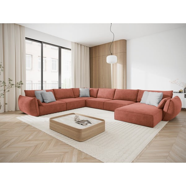 Crvena kutna garnitura (lijevi kut) Vanda - Mazzini Sofas-image-1