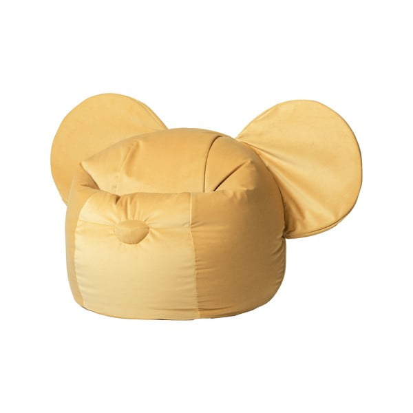 Žuta  dječja vreća za sjedenje Ears – The Brooklyn Kids