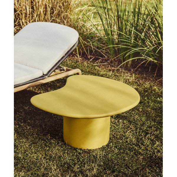 Vrtni stolić za kavu betonski 77x83 cm Macarella – Kave Home-image-1