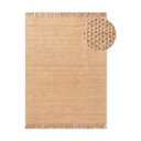 Obostrani/ručno rađen juten tepih u prirodnoj boji 120x170 cm Fjord – Hanse Home
