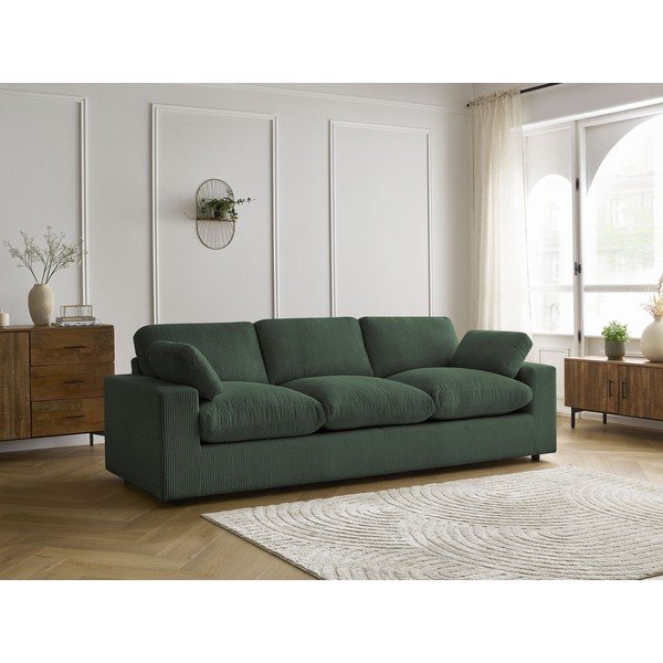 Zelena sofa od samta 250 cm Belair – Bobochic Paris-image-1