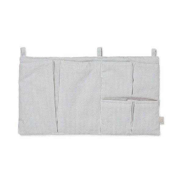 Svijetlo plavi džep za krevetić od organskog pamuka 42 cm Classic Stripes Blue – Cam Cam Copenhagen