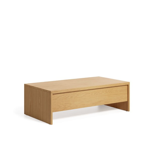 Stolić za kavu u dekoru hrasta u prirodnoj boji 60x110 cm Abilen – Kave Home-image-2