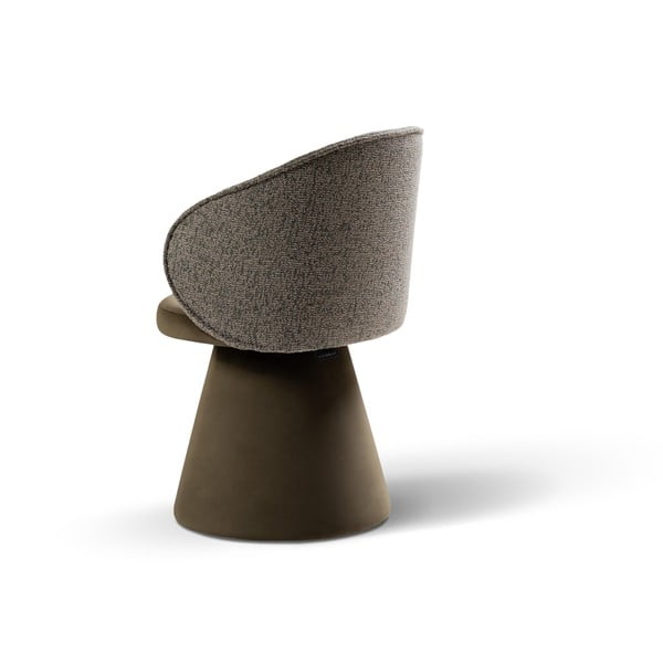 Tamno zelena baršunasti fotelja Inez – Micadoni -image-4