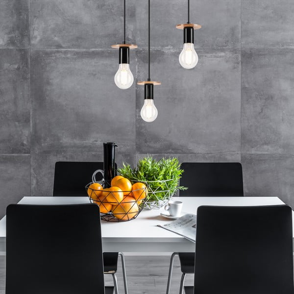 Crna viseća svjetiljka Angelina – LAMKUR-image-2