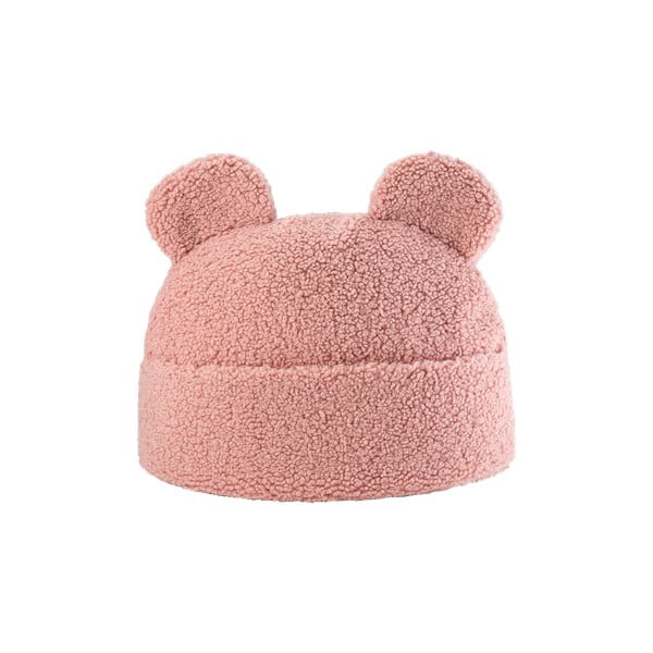 Ružičasti dječji jastuk za sjedenje od bouclé tkanine Teddy Pouch – Wigiwama