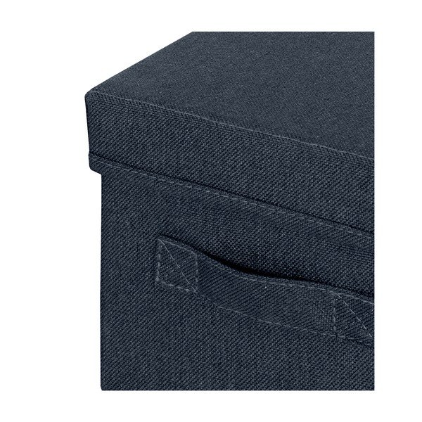 Tamno sive tekstilne kutije za pohranu u setu  2 kom s poklopcem 19x28.5x16 cm – Leitz-image-2
