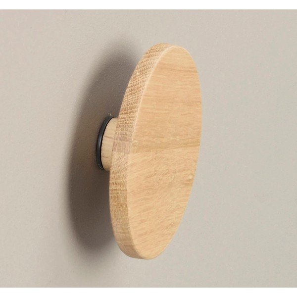 Zidna kuka od hrastovine u prirodnoj boji Milford – Rowico-image-2