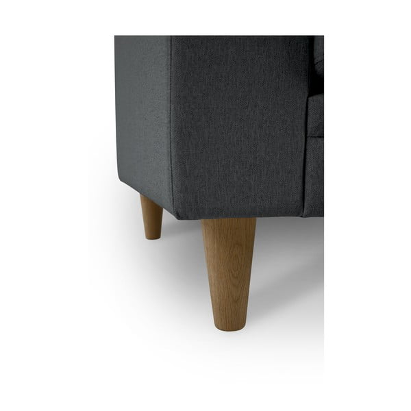 Antracitno siva sofa 217 cm Focus – Scandic-image-4