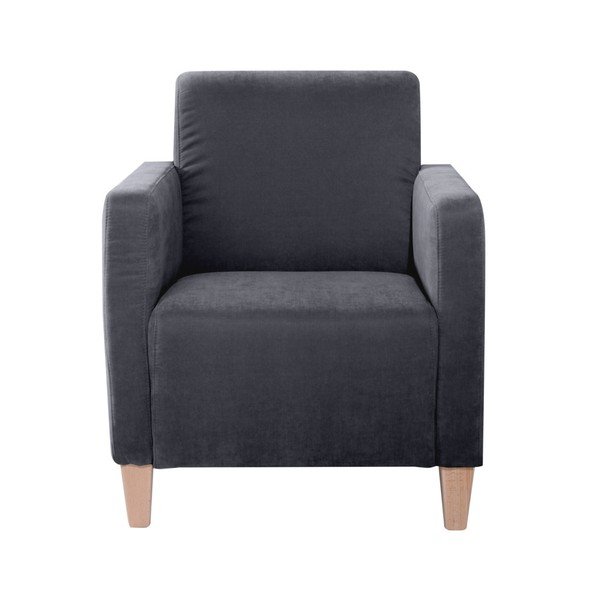 Antracit fotelja Max Winzer Milla Velor-image-1