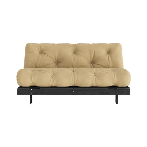 Senf žuta sklopiva sofa 160 cm Roots Black Night – Karup Design